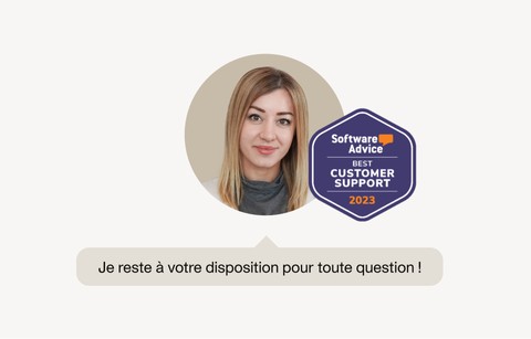 image illustrant une personne de l'équipe service client